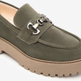 NeroGiardini Mocassino Bosco in Camoscio